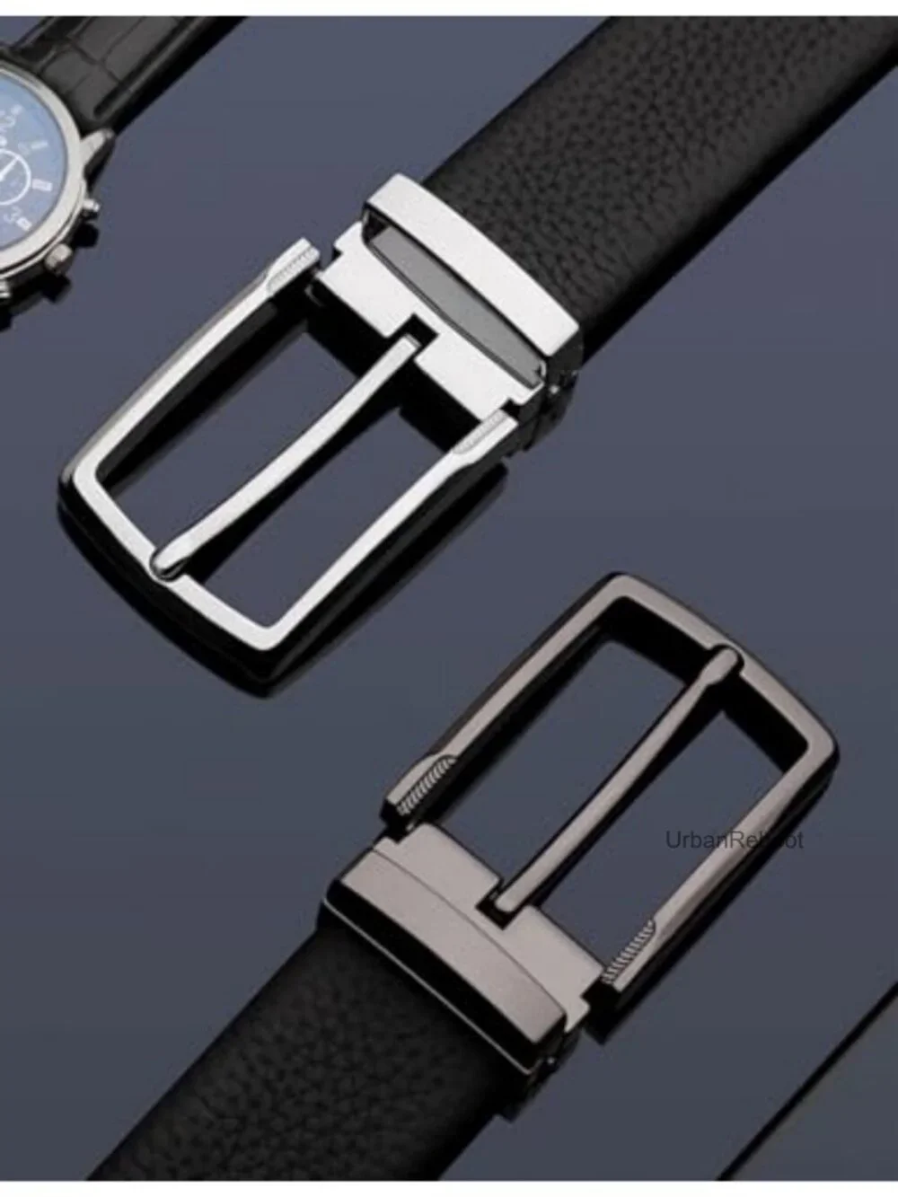 Men's Genuine Leather Dress Belt, 1.38